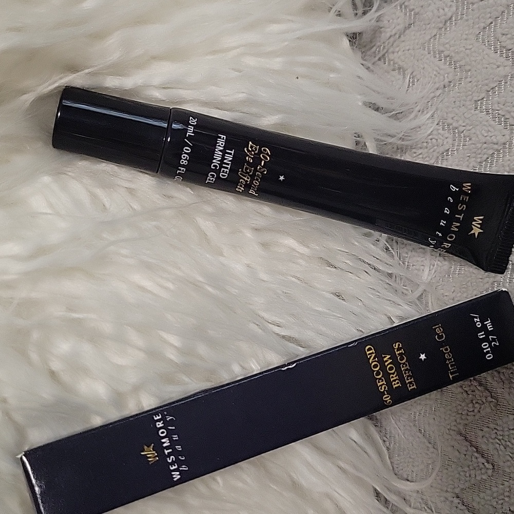 Westmore Beauty product bundle of 2- 60 second Brow effect Tinted Gel and Tinte